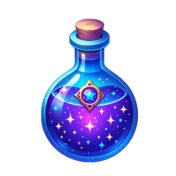 a bottle with a star in it