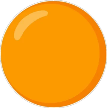 an orange color with a white background
