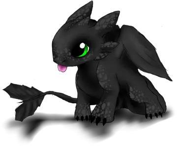 a drawing of a black dragon with green eyes