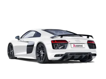 a white audi sports car