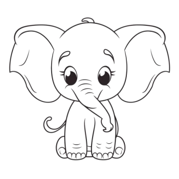 how to draw an elephant step by step