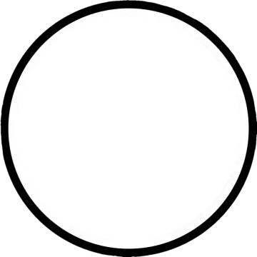 a black circle on a white background