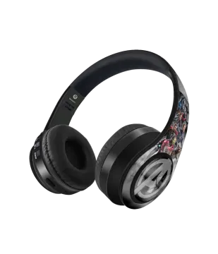 a pair of beats on - ear headphones