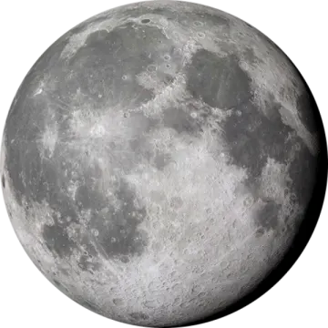 an image of the moon on a white background