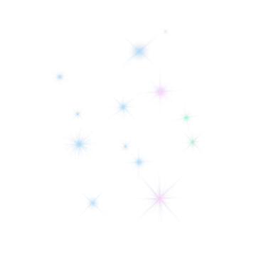 a white background with colorful stars