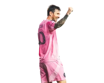 a man in a pink shirt and shorts