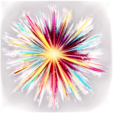a colorful explosion of colored paint
