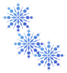 a blue and white snowflake pattern