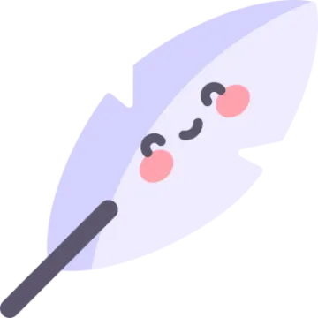 a white umbrella with red eyes on it