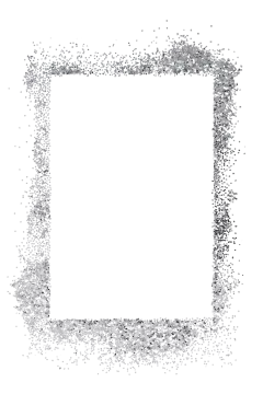 a black and white photo frame on a white background