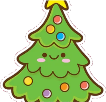 a green christmas tree with a star on top