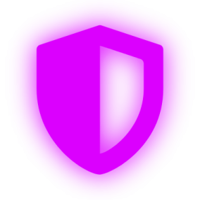 a red shield icon on a white background
