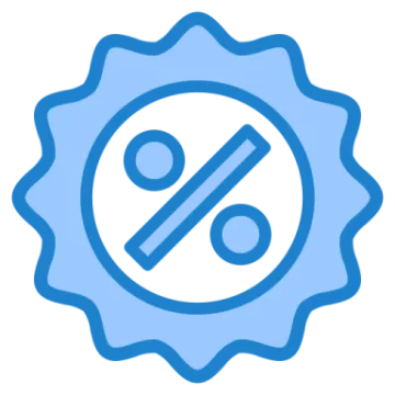 an icon of a gearwheel with a no symbol