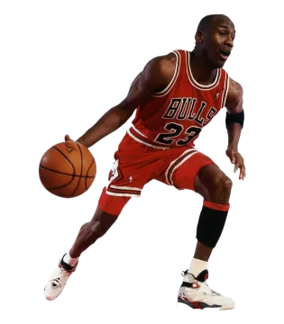 a man in a red jersey holding a basketball ball