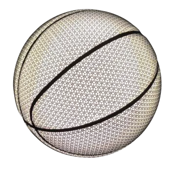 a basketball ball on a white background