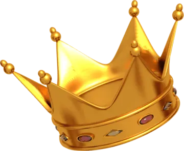 a gold crown