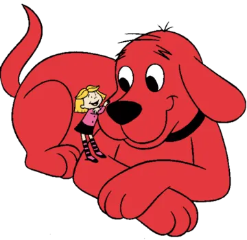 clifford the dog clipart
