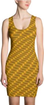 an image of a woman in a yellow dress