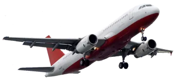 an airplane flying in the sky
