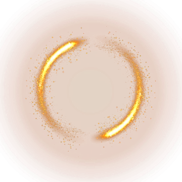 a ring of fire on a white background