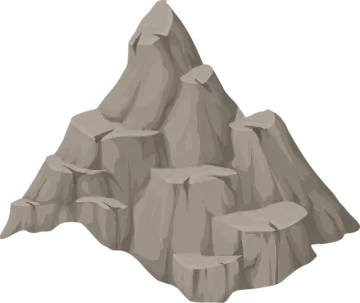 a pile of rocks