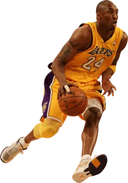 a basketball player with a ball in his hand