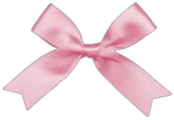 a pink ribbon on a white background