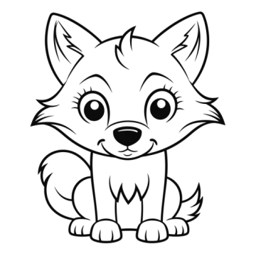 how to draw a baby fox step by step