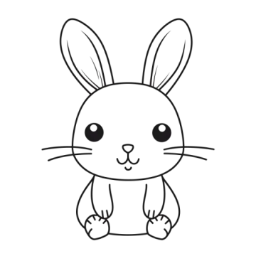how to draw a rabbit step by step