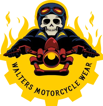 a skull on a motorcycle with flames around it
