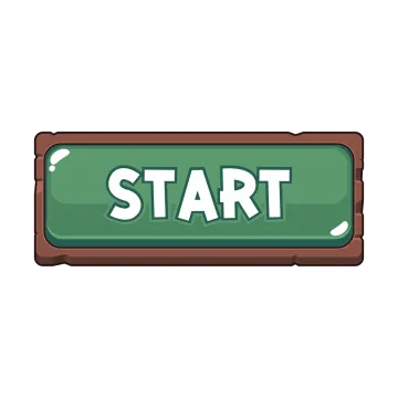 a green button with the word start