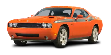 an orange car with a white background