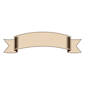 an old scroll with a blank ribbon