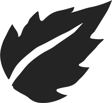a black and white silhouette of a fire
