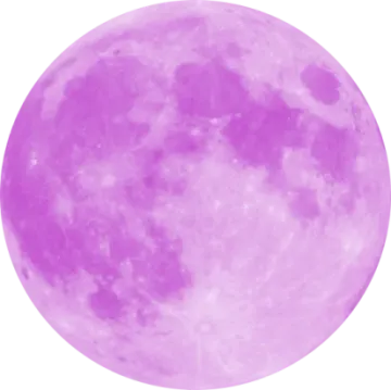 a purple full moon in the sky