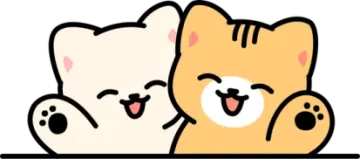 two cats sitting on top of each other cats