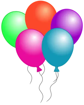 a bunch of balloons