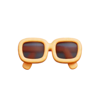 a pair of sunglasses on a white background