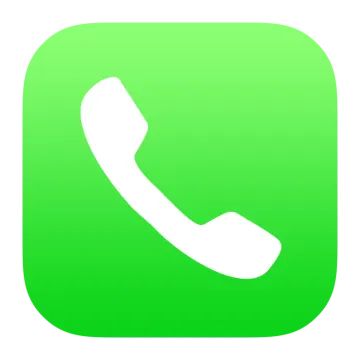 a green phone icon