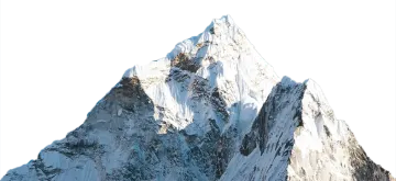 a snow covered mountain