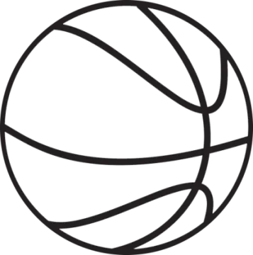 a basketball ball on a white background