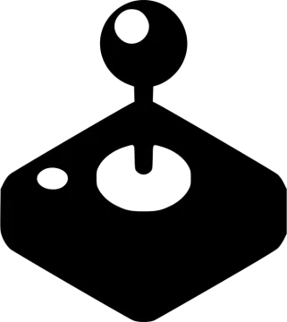 a black and white icon of an object