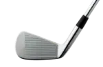 a white putter with a black handle