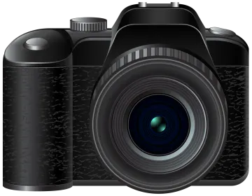 a digital camera on a white background