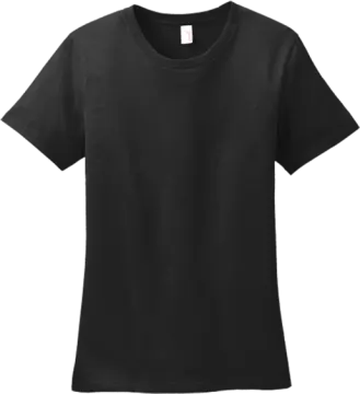 a black women's t - shirt on a white background