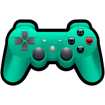 a green video game controller
