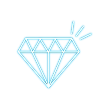 a diamond on a white background