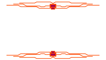 a white background with a red and yellow border
