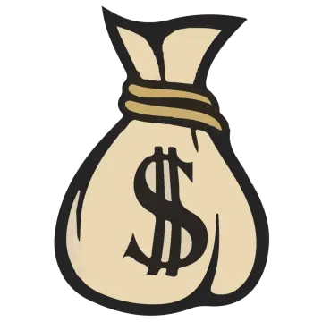 a bag of money