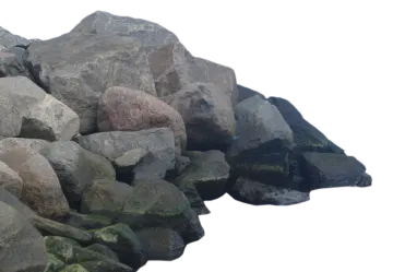 a pile of rocks